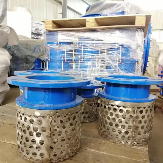 Ductile Iron Fitting Wastewater Rose Strainer for Pipeline Filtration